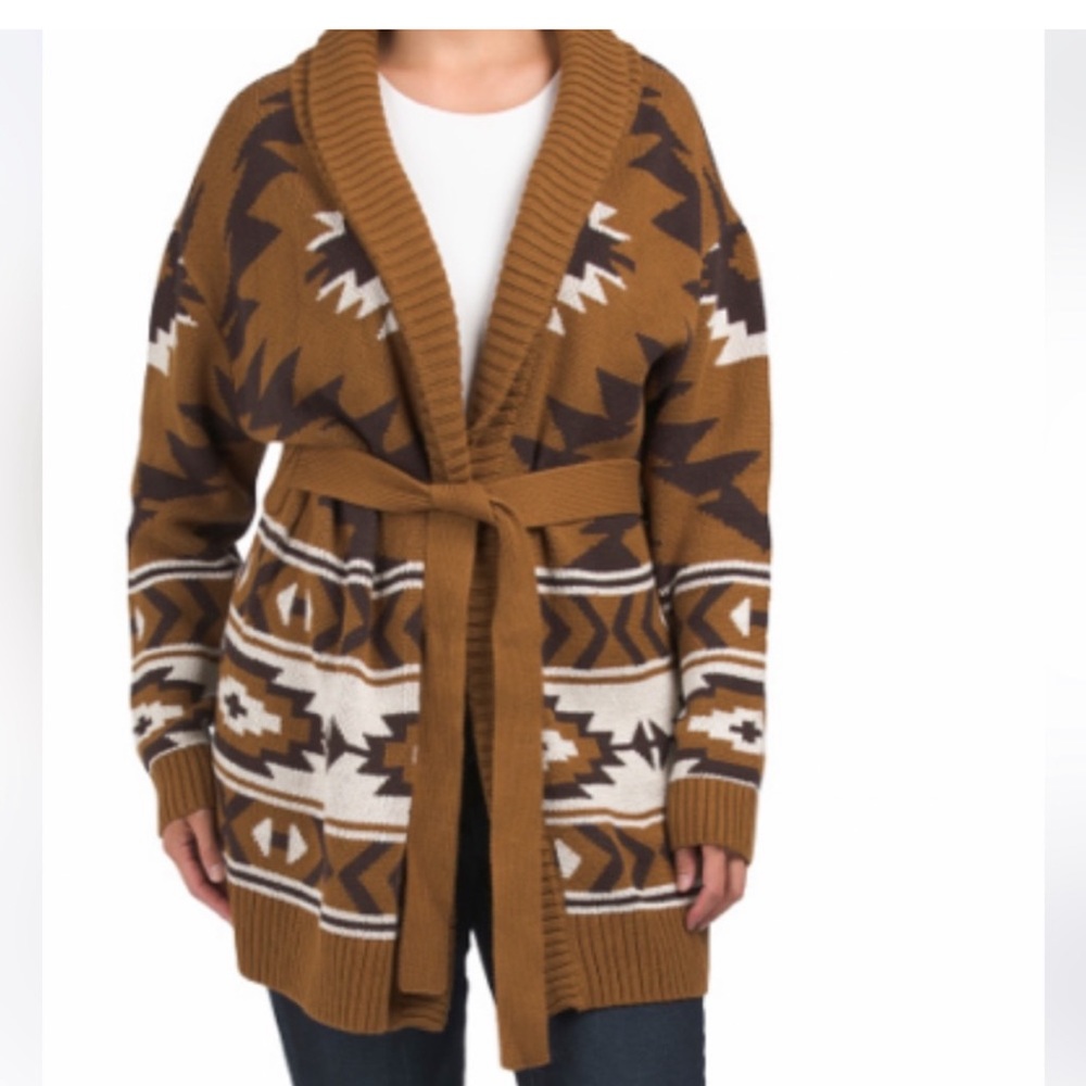 Lucky Brand Tribal Aztec Cardigan size XXL, BRAND NEW with Tags!